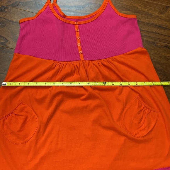 Bright coloured babydoll style top/dress in size L - Picture 7 of 10